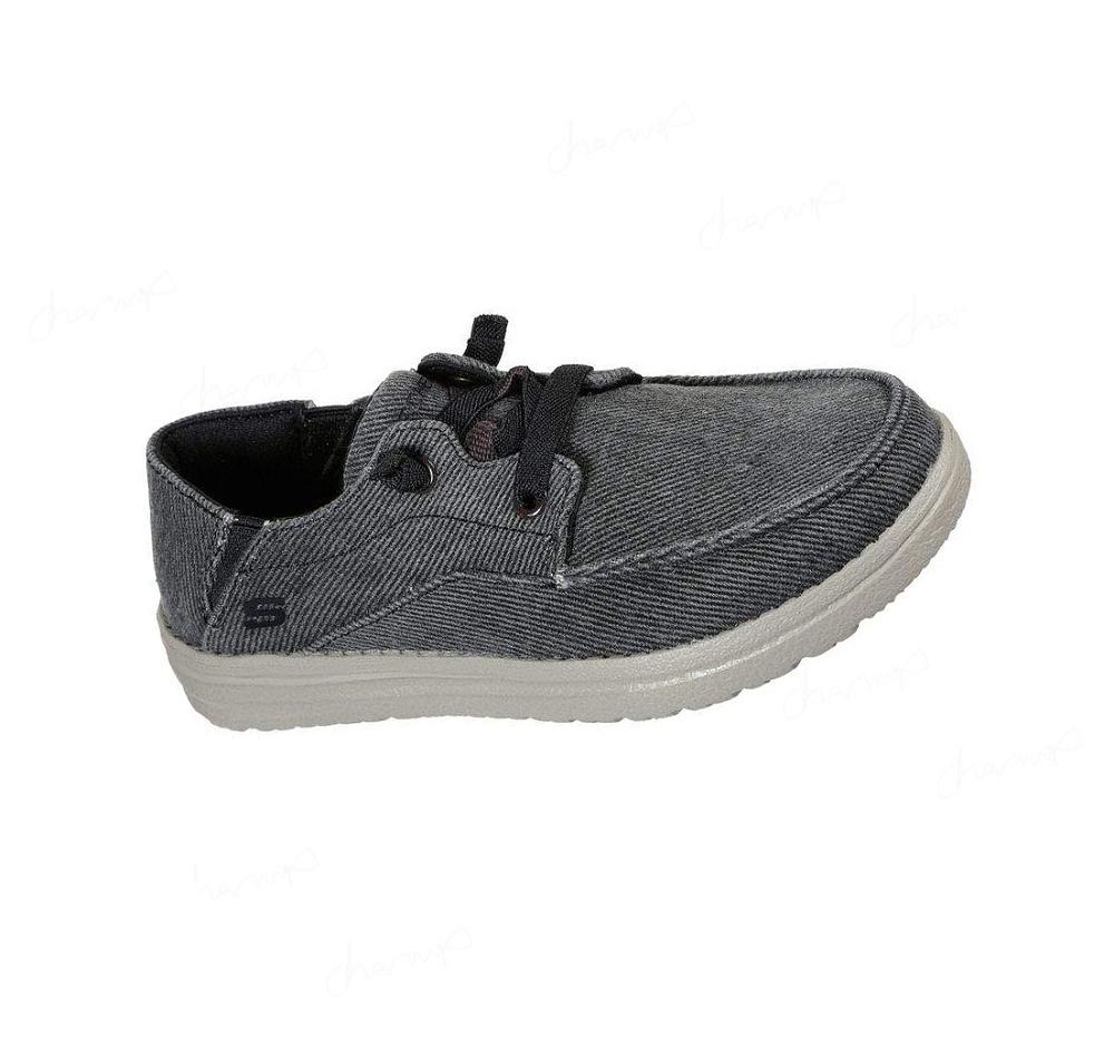 Zapatos Casuales Skechers Melson - Volgo Niño Gris | T5018_AR