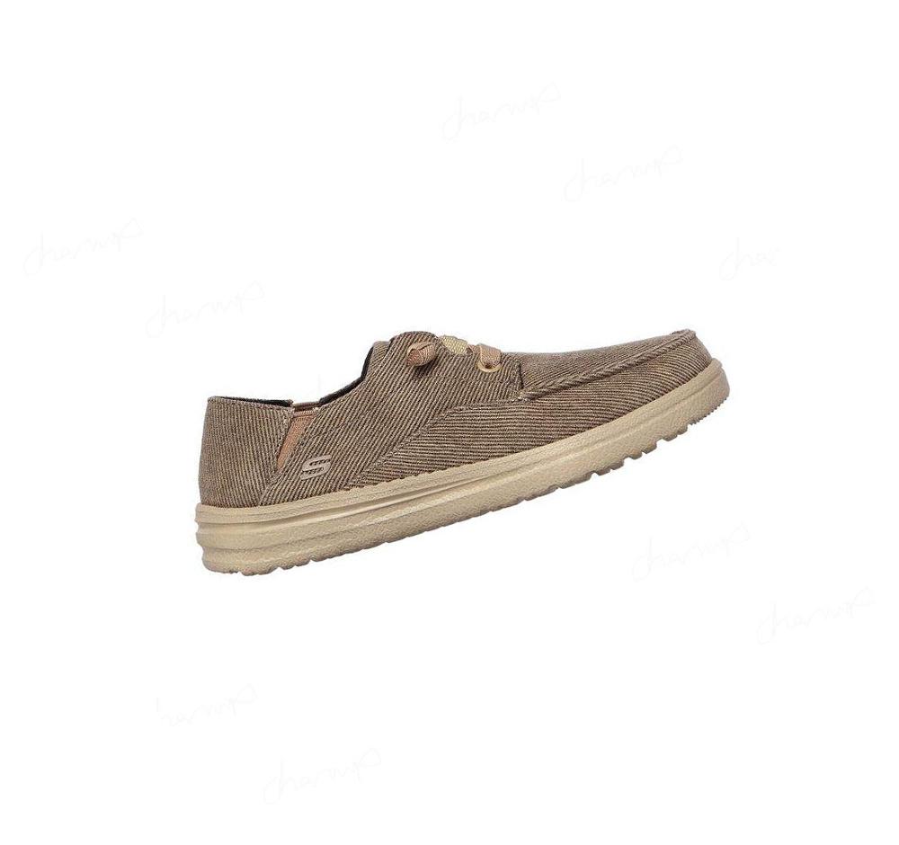 Zapatos Casuales Skechers Melson - Volgo Niño Marrones | TA92W_AR