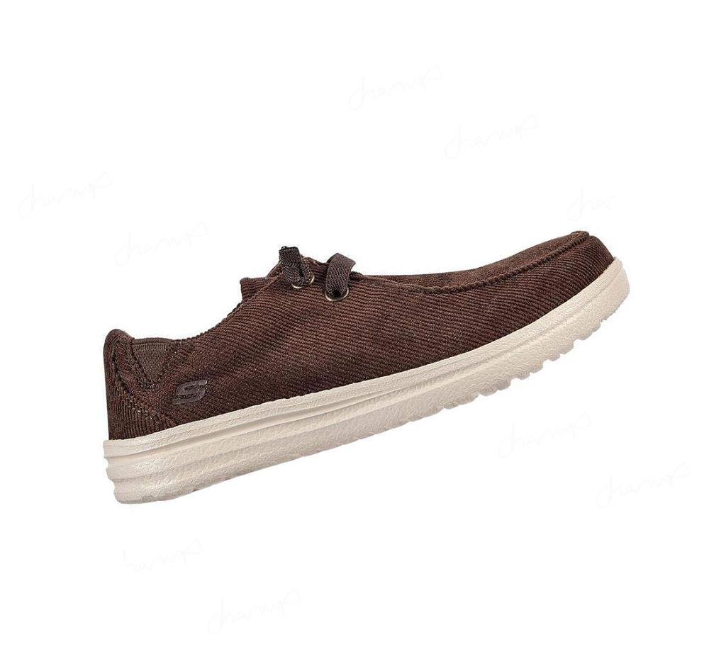 Zapatos Casuales Skechers Melson - Zandro Niño Marrones | T51TP_AR