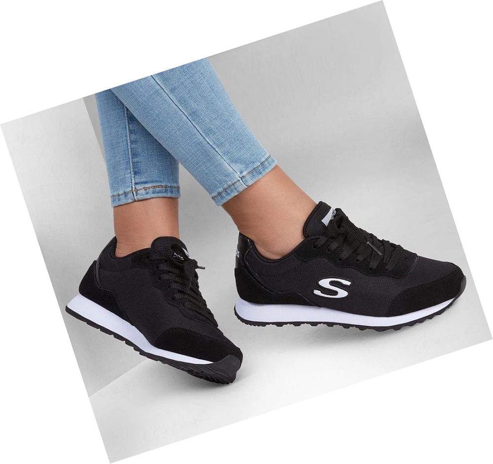 Zapatos Casuales Skechers OG 85 - Vibe'in Mujer Negras Blancas | A313Q_AR