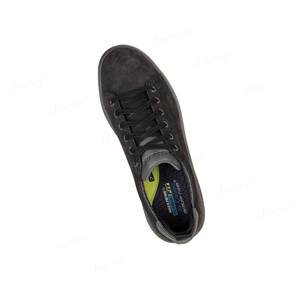 Zapatos Casuales Skechers Pertola - Ruston Hombre Negras | I118A_AR