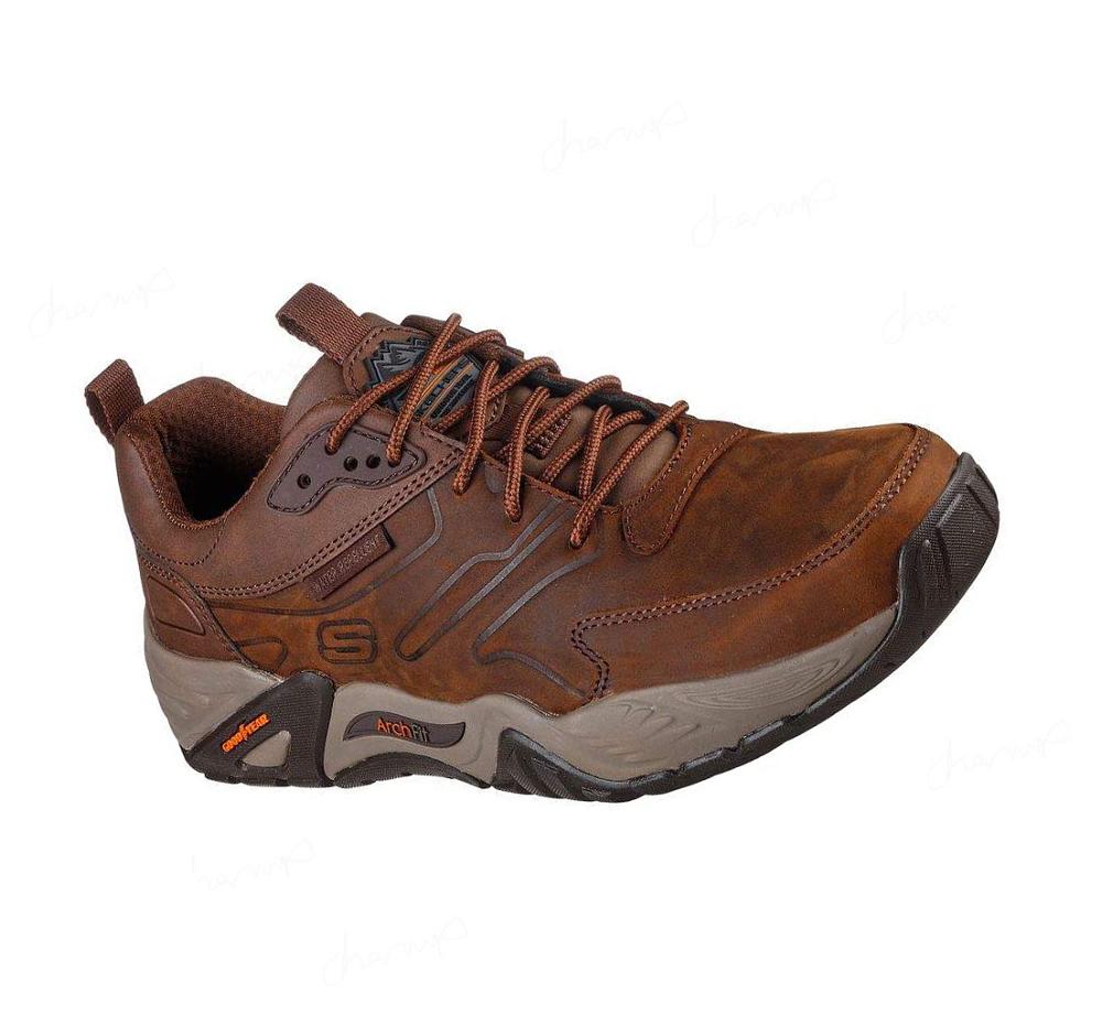 Zapatos Casuales Skechers Relaxed Fit: Arch Fit Recon - Cadell Hombre Marrones | I2A3G_AR