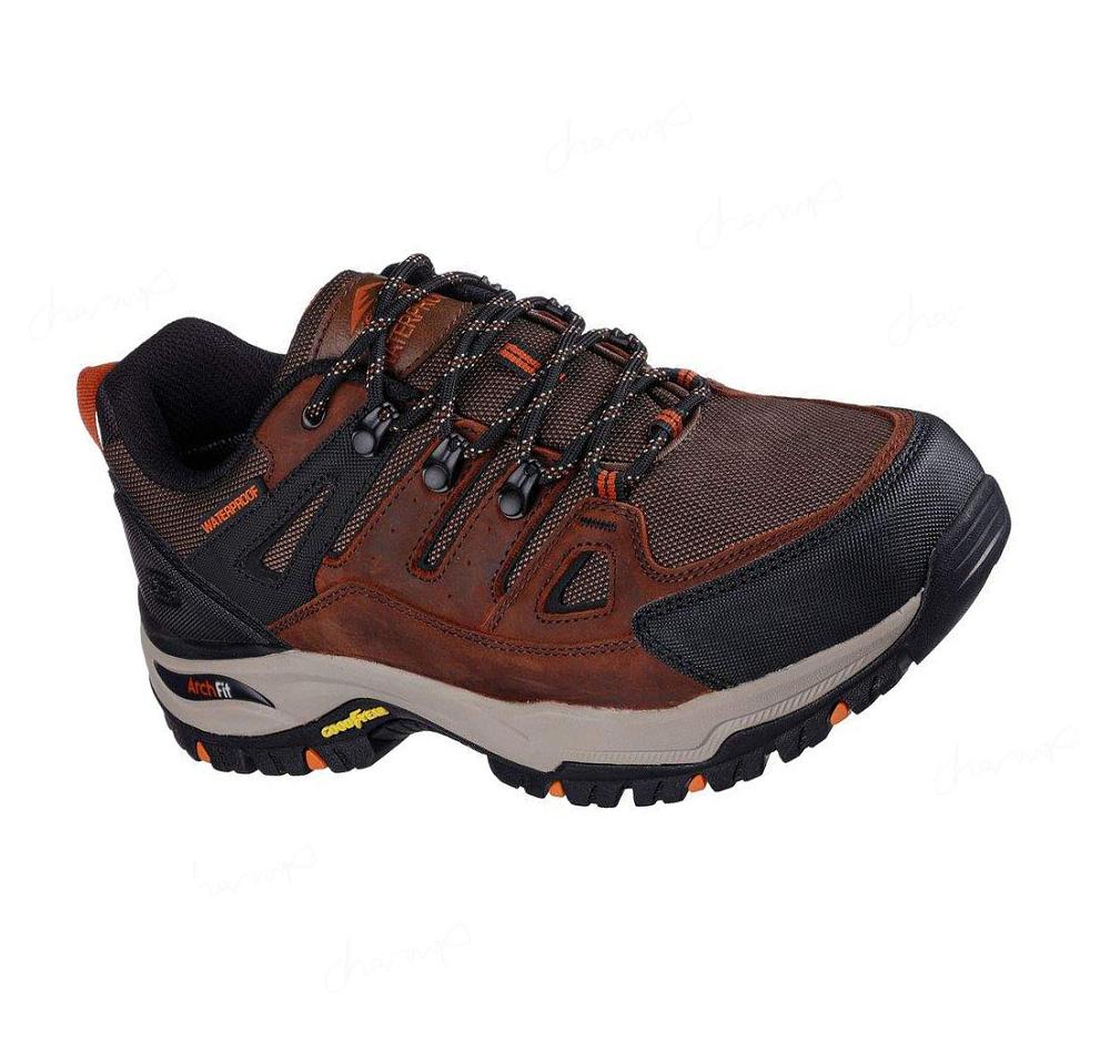 Zapatos Casuales Skechers Relaxed Fit: Arch Fit Dawson - Argosa Hombre Marrones | I332L_AR