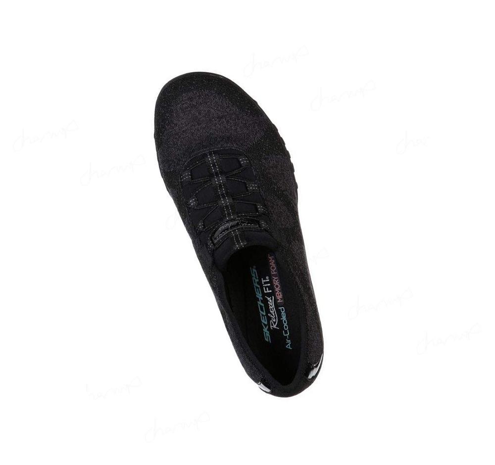 Zapatos Casuales Skechers Relaxed Fit: Breathe-Easy - Opportuknity Mujer Negras | 352AL_AR