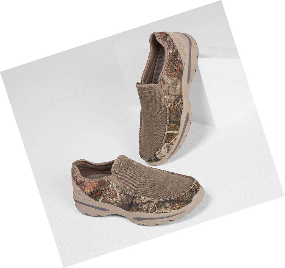 Zapatos Casuales Skechers Relaxed Fit: Creston - Moseco Hombre Camuflaje | I55TD_AR