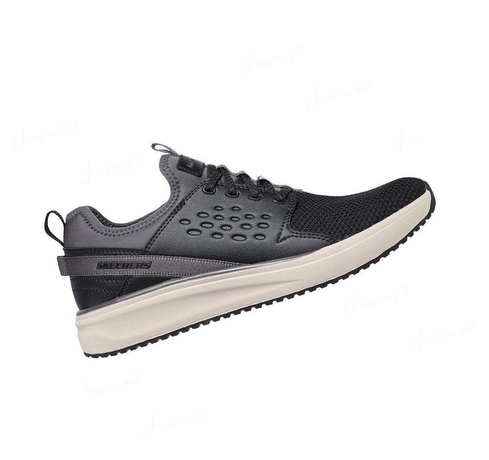 Zapatos Casuales Skechers Relaxed Fit: Crowder - Colton Hombre Negras Gris | T250B_AR