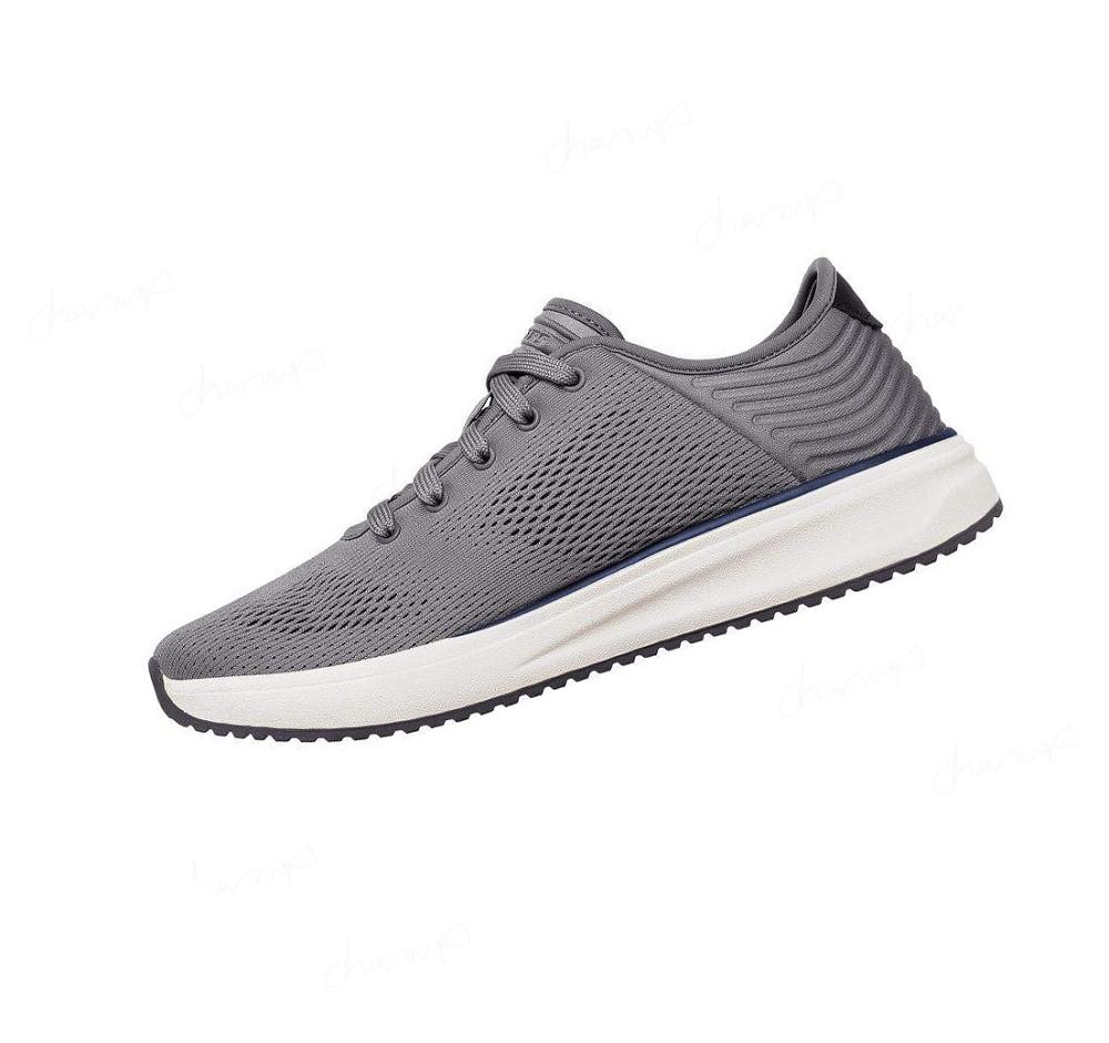 Zapatos Casuales Skechers Relaxed Fit: Crowder - Freewell Hombre Gris | T26AS_AR