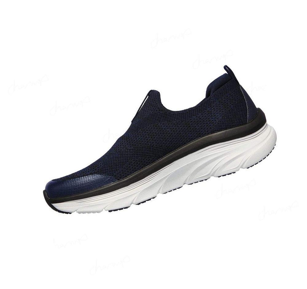 Zapatos Casuales Skechers Relaxed Fit: D'Lux Walker - Quick Upgrade Hombre Azul Marino | T639G_AR