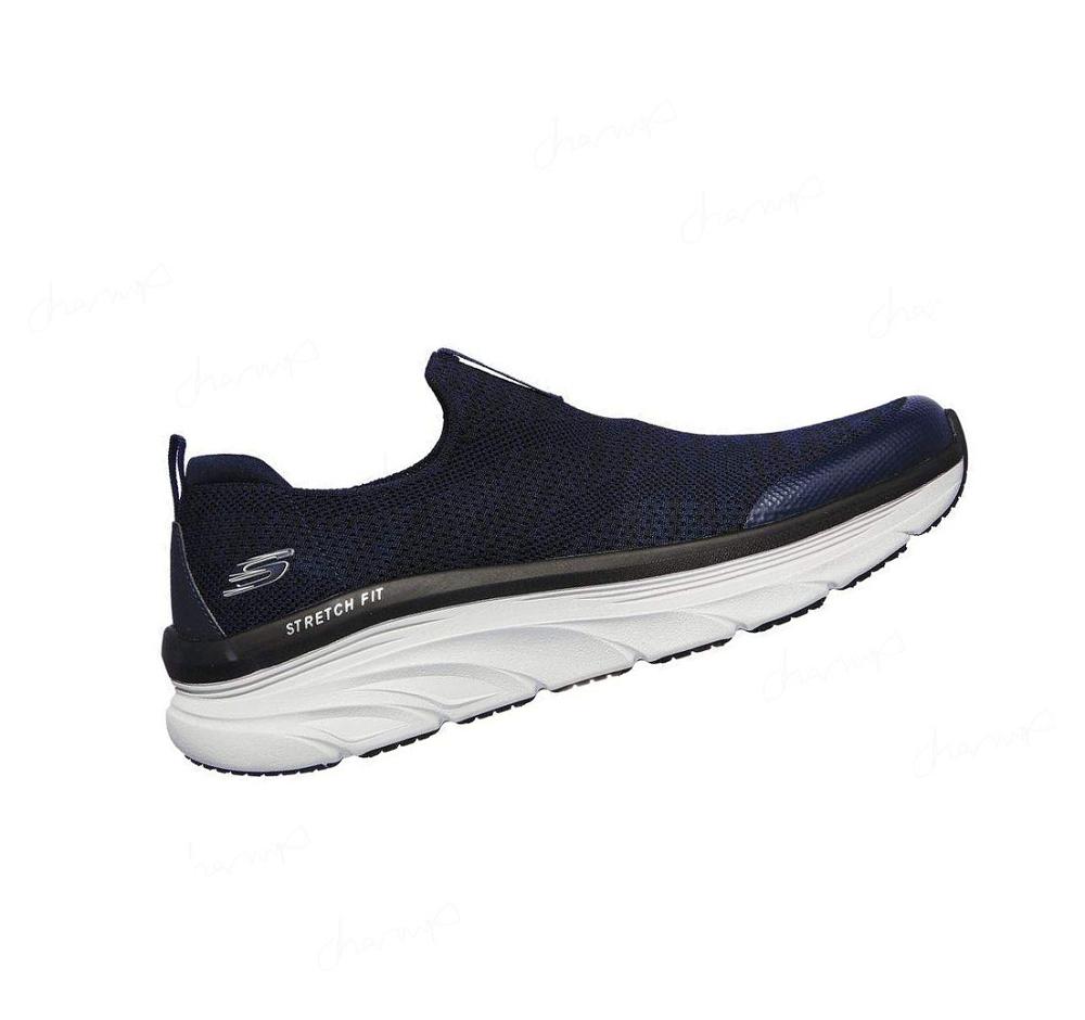 Zapatos Casuales Skechers Relaxed Fit: D'Lux Walker - Quick Upgrade Hombre Azul Marino | T639G_AR