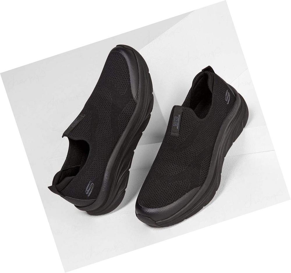 Zapatos Casuales Skechers Relaxed Fit: D'Lux Walker - Quick Upgrade Hombre Negras | T6625_AR