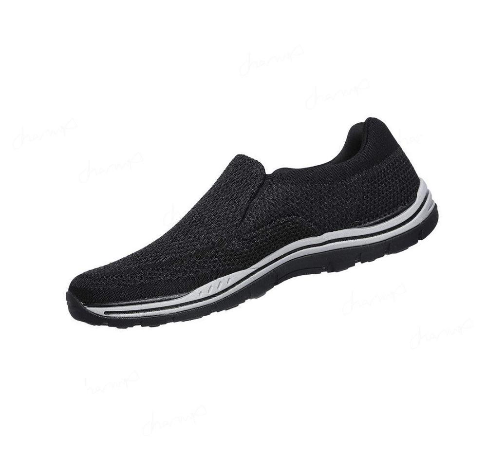 Zapatos Casuales Skechers Relaxed Fit: Expected - Gomel Hombre Negras | IA933_AR