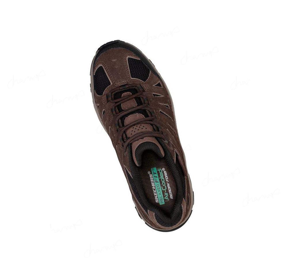 Zapatos Casuales Skechers Relaxed Fit: Edgmont - Taggert Hombre Chocolate | T139B_AR