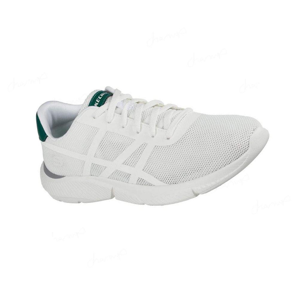 Zapatos Casuales Skechers Relaxed Fit: Ingram - Ladero Hombre Blancas Verde | T1898_AR