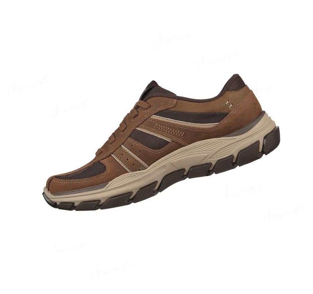 Zapatos Casuales Skechers Relaxed Fit: Respected - Edgemere Hombre Chocolate | T100K_AR