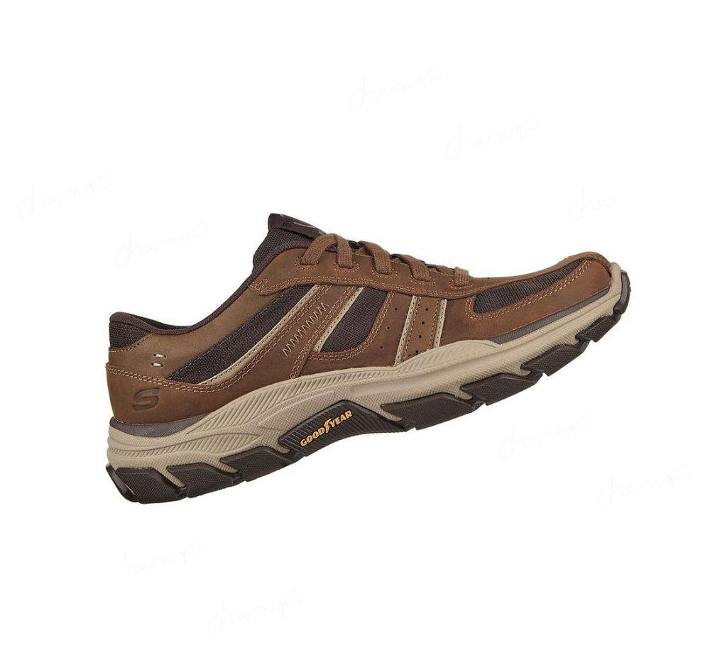 Zapatos Casuales Skechers Relaxed Fit: Respected - Edgemere Hombre Chocolate | T100K_AR