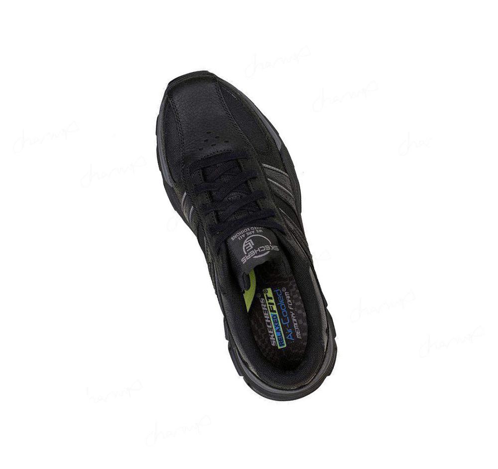 Zapatos Casuales Skechers Relaxed Fit: Respected - Edgemere Hombre Negras | T112L_AR