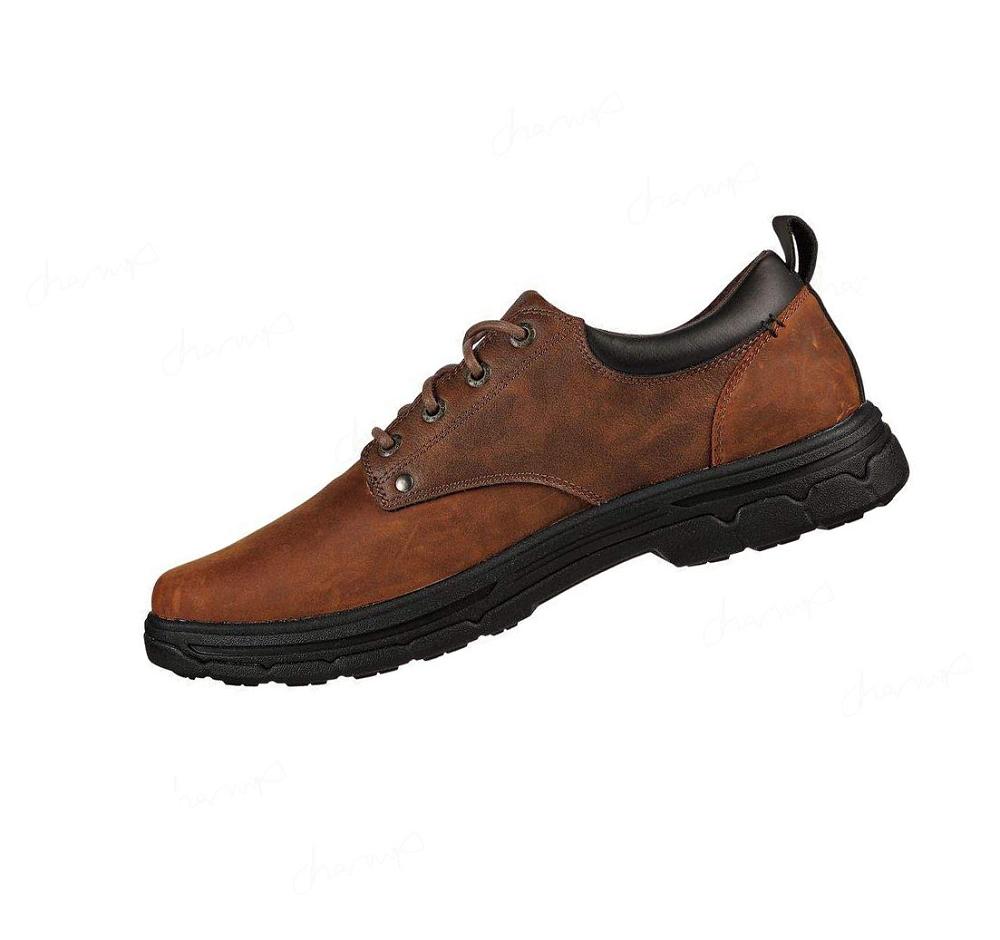 Zapatos Casuales Skechers Relaxed Fit: Segment 2.0 - Seggler Hombre Marrones | T689E_AR