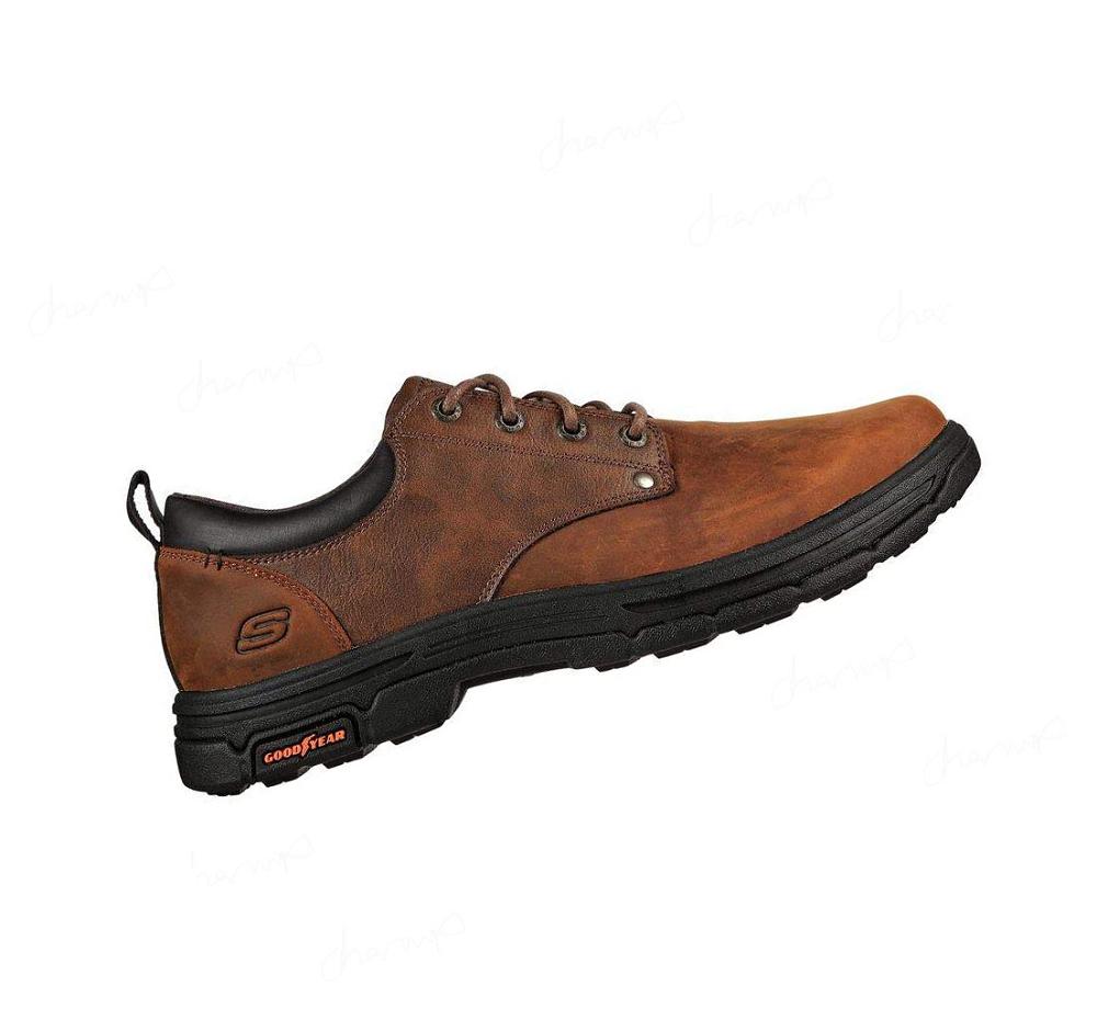 Zapatos Casuales Skechers Relaxed Fit: Segment 2.0 - Seggler Hombre Marrones | T689E_AR