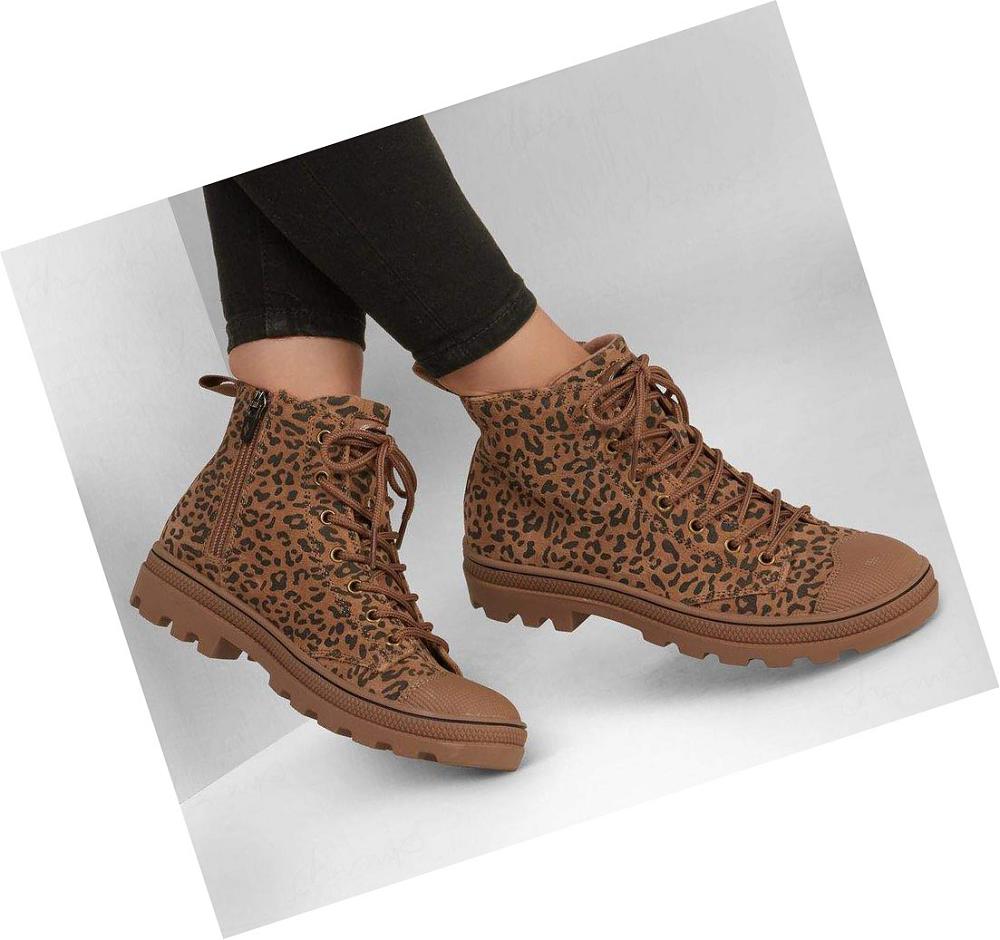 Zapatos Casuales Skechers Roadies - Feline Fierce Mujer Leopardo | 3388L_AR