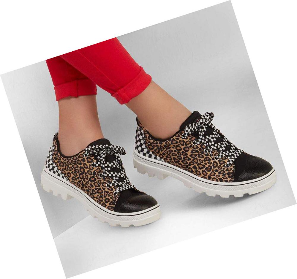 Zapatos Casuales Skechers Roadies - Pattern Player Mujer Leopardo | 3A88W_AR