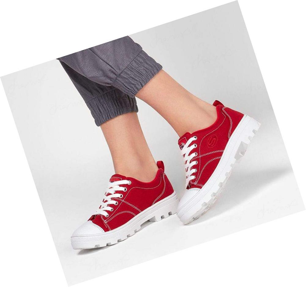 Zapatos Casuales Skechers Roadies - True Roots Mujer Rojas | 38A90_AR