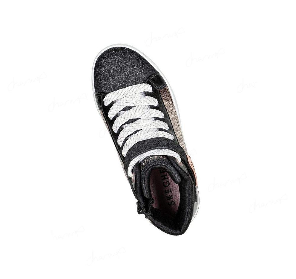 Zapatos Casuales Skechers Shoutouts - Steal the Runway Niña Negras Doradas | 3520S_AR