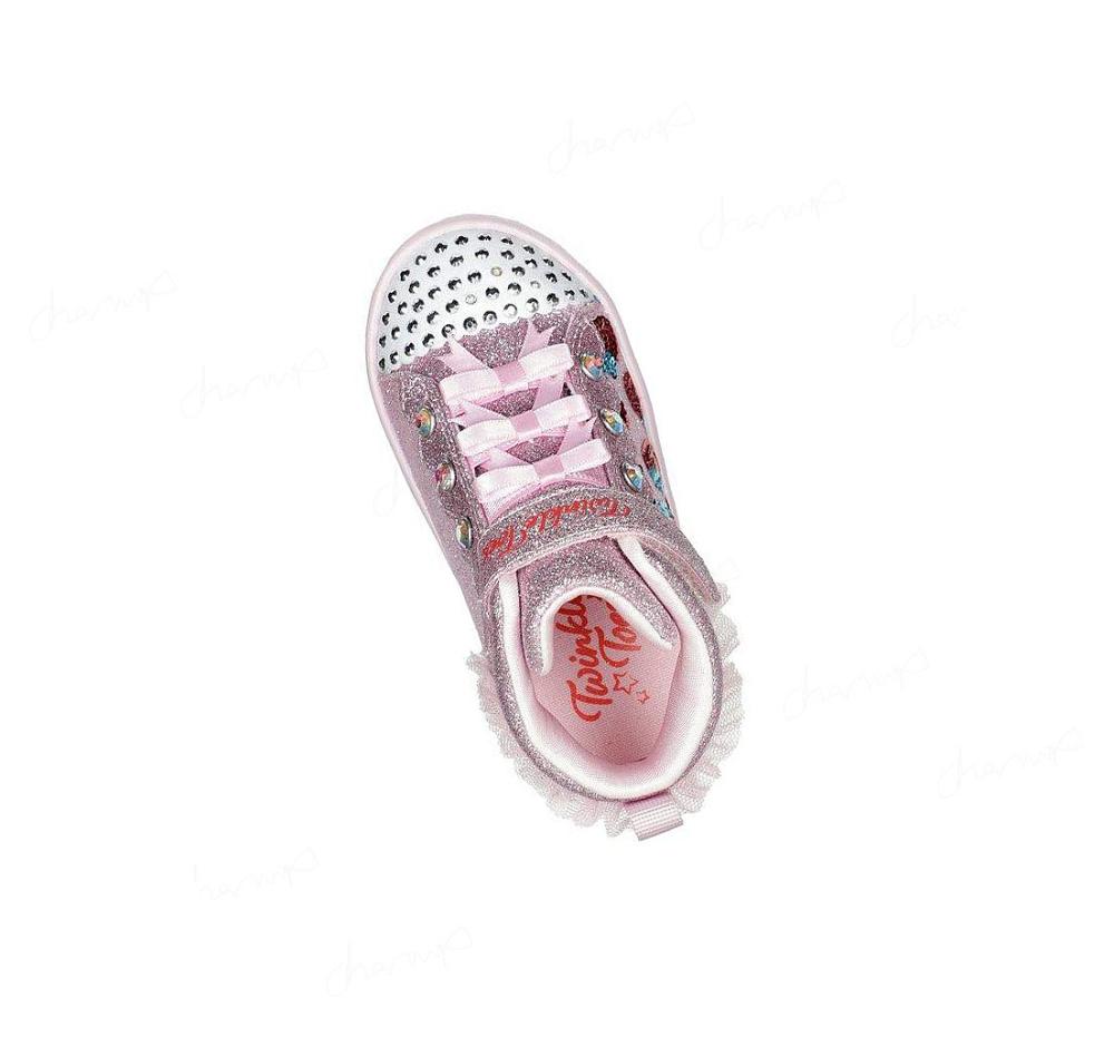 Zapatos Casuales Skechers Shuffle Lite - Fruity Shines Niña Rosas Rojas | 3395B_AR