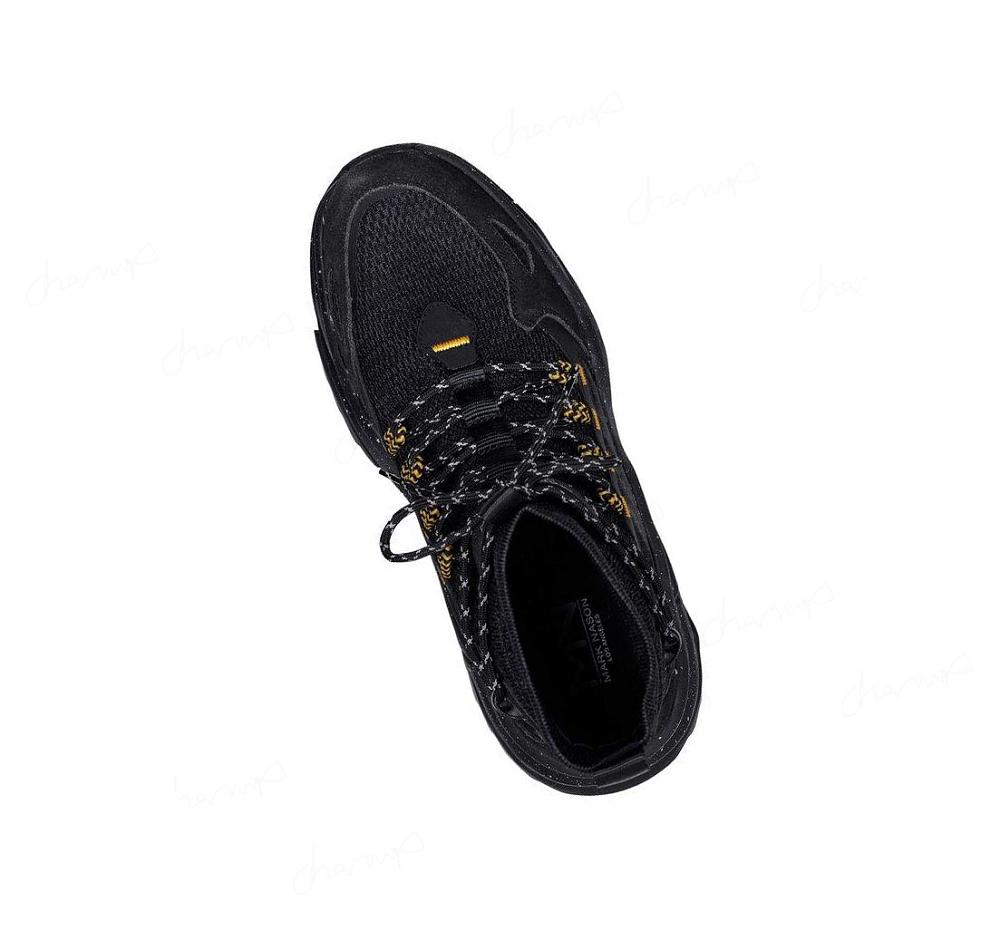 Zapatos Casuales Skechers Smart Block - Half Dome Hombre Negras Amarillo | 6889Q_AR