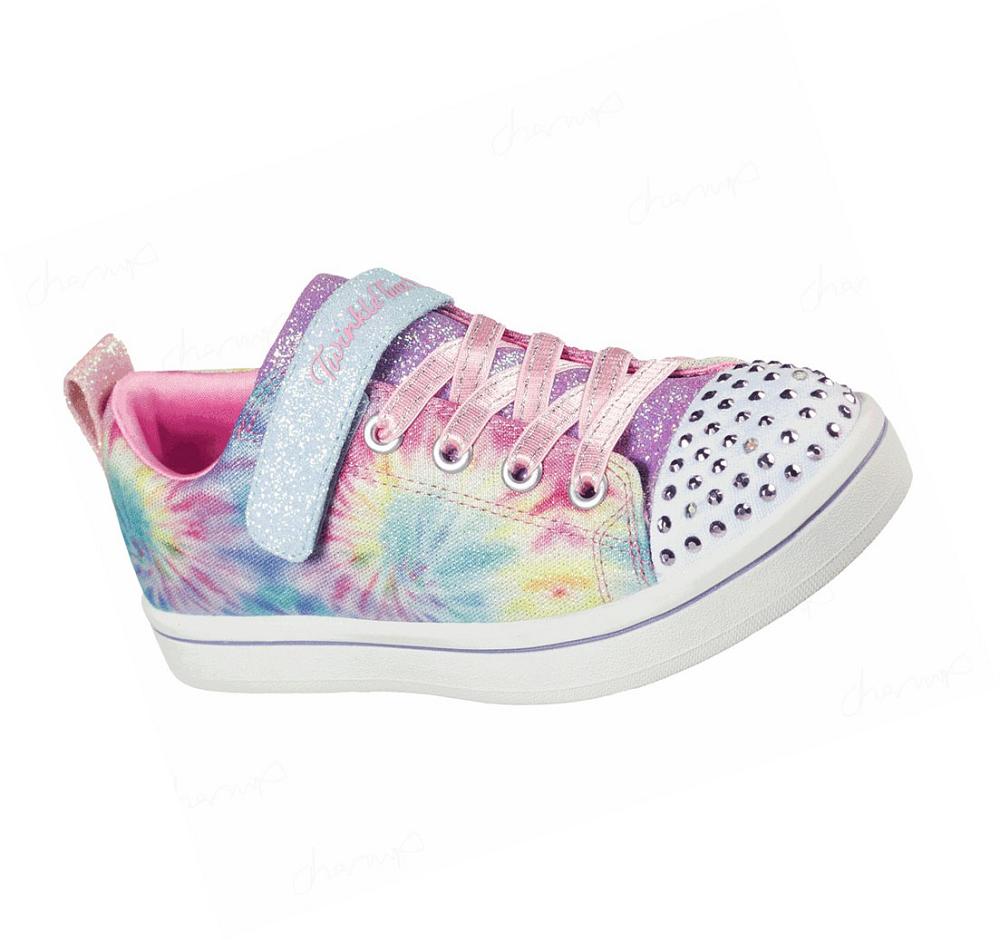 Zapatos Casuales Skechers Sparkle Rayz - Groovy Dreamz Niña Lavanda Multicolor | A2950_AR