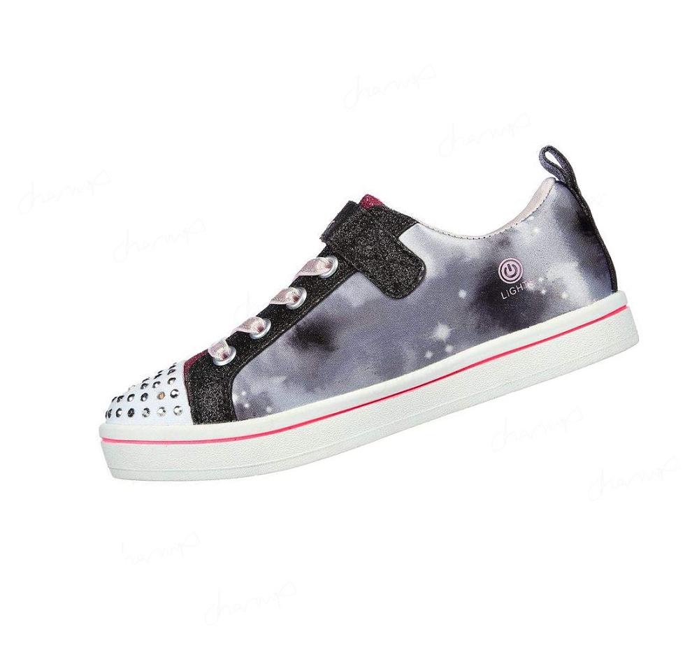 Zapatos Casuales Skechers Sparkle Rayz - Galaxy Brights Niña Negras Multicolor | A3A5P_AR