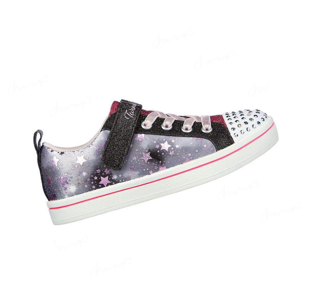 Zapatos Casuales Skechers Sparkle Rayz - Galaxy Brights Niña Negras Multicolor | A3A5P_AR