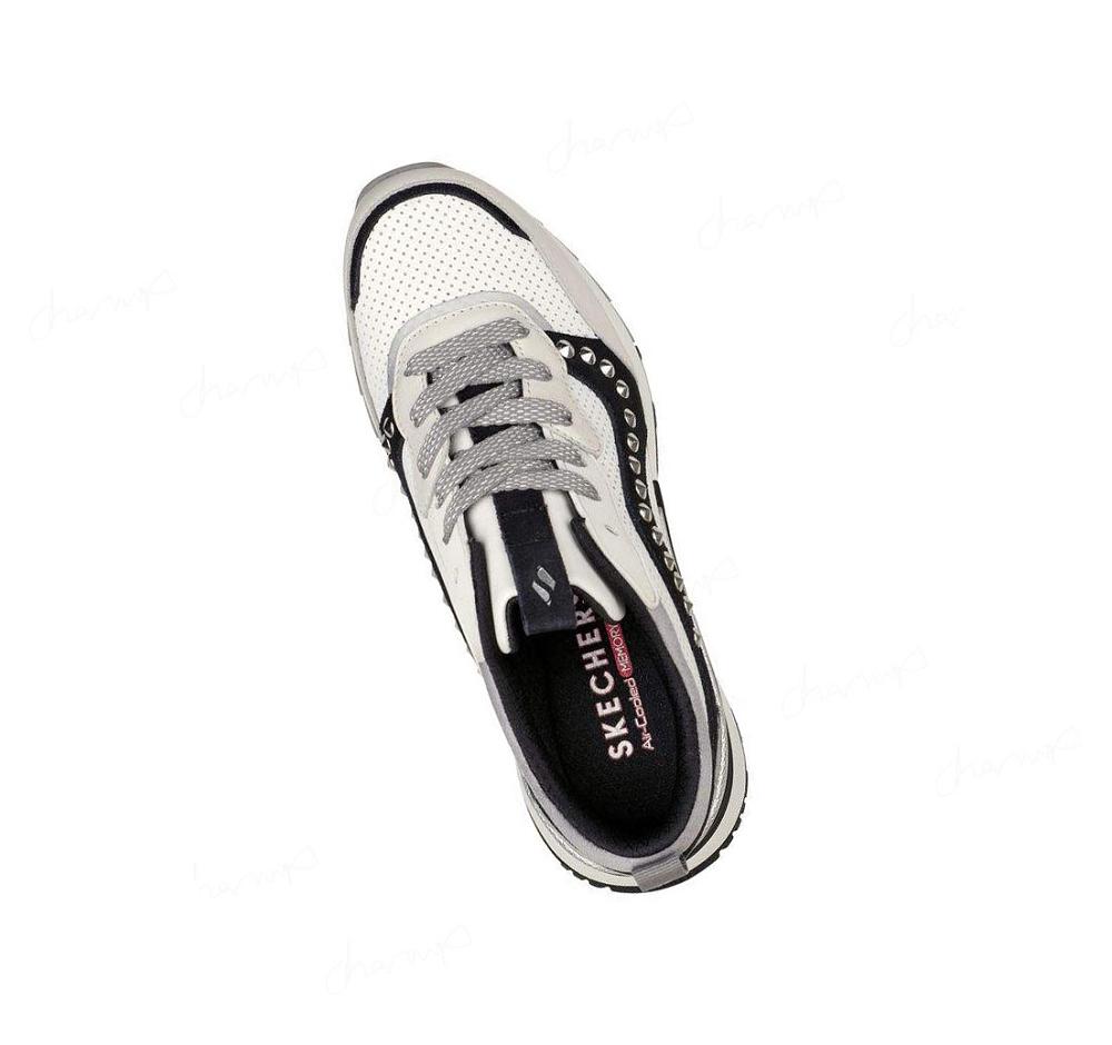 Zapatos Casuales Skechers Sunny Calle - Leatherette Mujer Blancas Negras | 6A99Q_AR