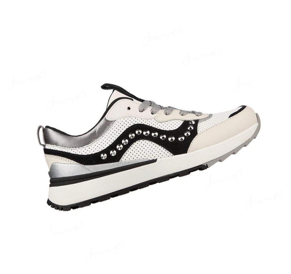 Zapatos Casuales Skechers Sunny Calle - Leatherette Mujer Blancas Negras | 6A99Q_AR