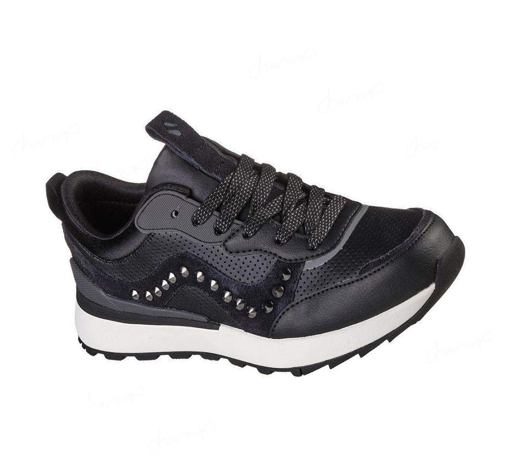 Zapatos Casuales Skechers Sunny Calle - Leatherette Mujer Negras Gris | 6ATAA_AR