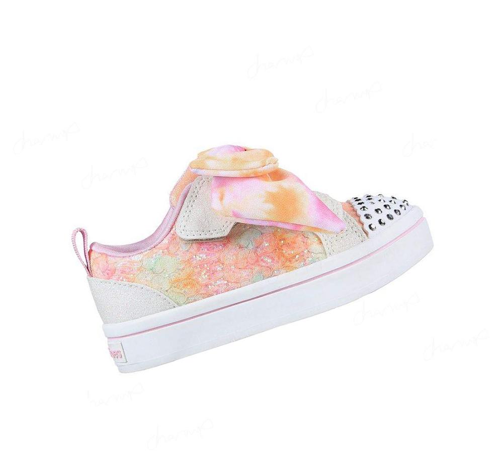 Zapatos Casuales Skechers Twi-Lites - Bow Shines Niña Rosas Multicolor | 3A20L_AR