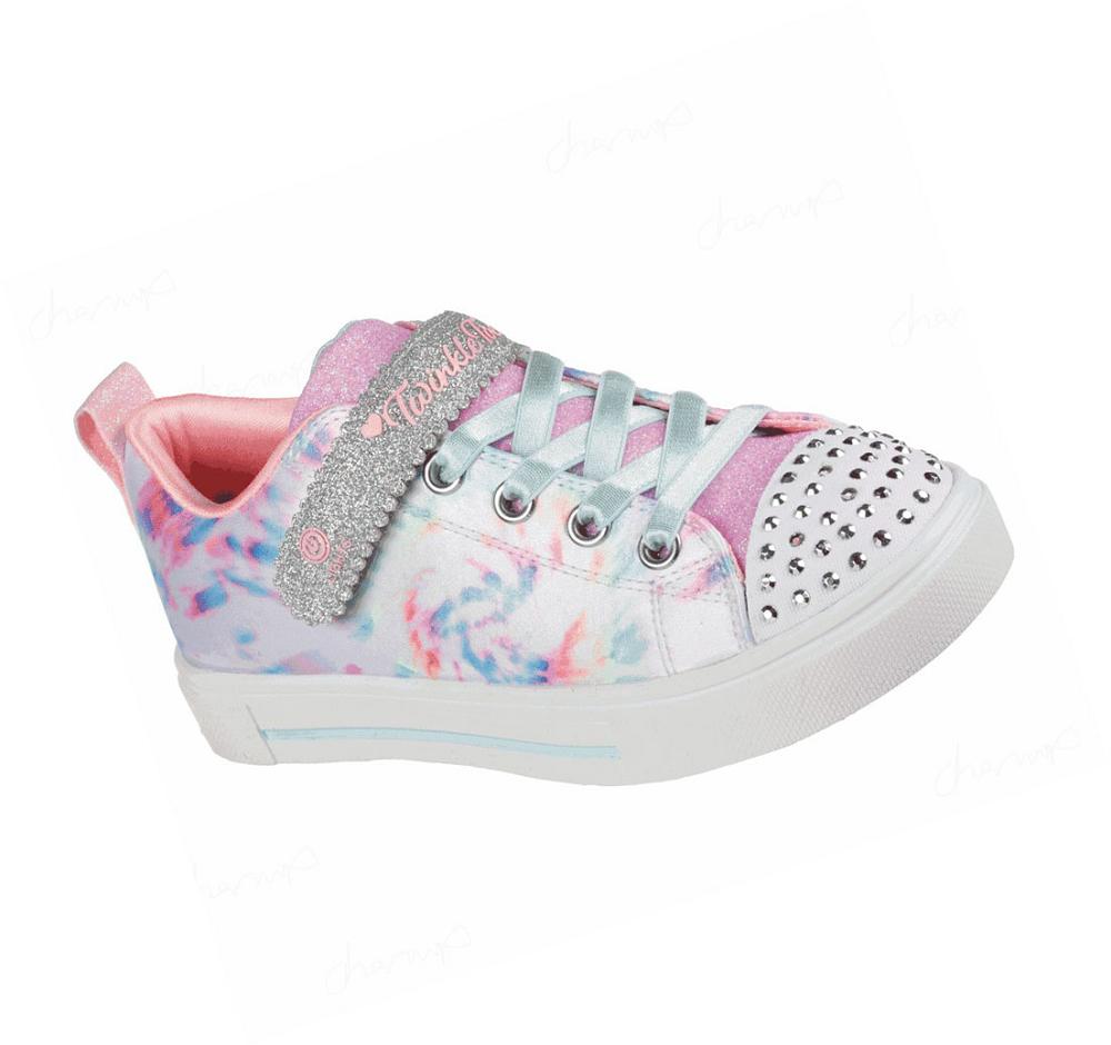 Zapatos Casuales Skechers Twinkle Sparks - Stormy Brights Niña Rosas Multicolor | A2T0L_AR