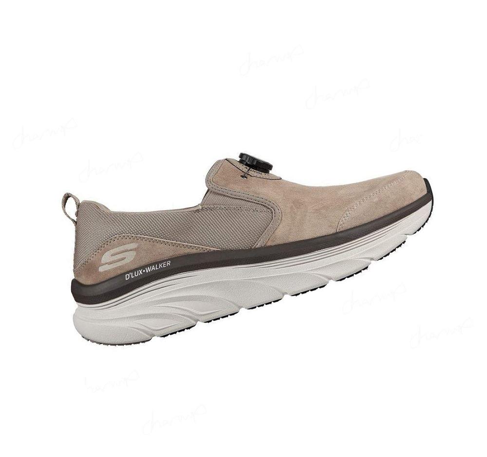 Zapatos Casuales Skechers Twist Fit: D'Lux Walker - Regate Hombre Marrones | T625A_AR