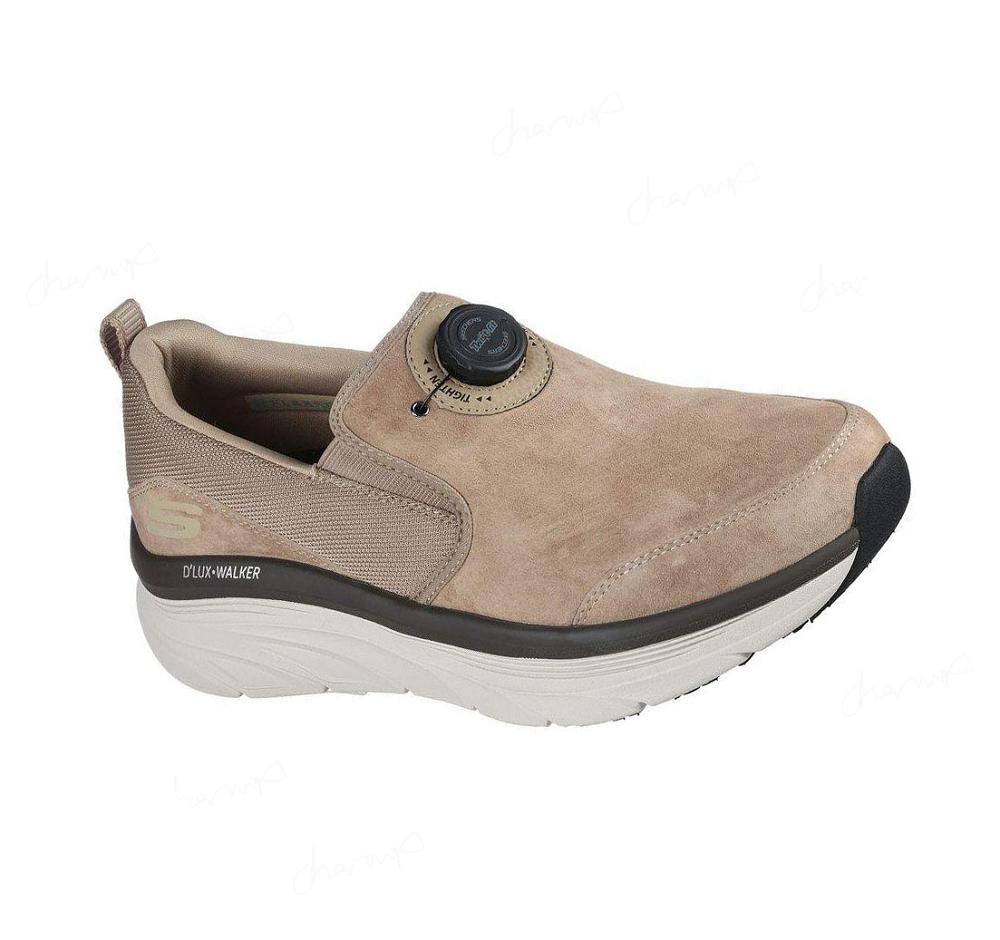 Zapatos Casuales Skechers Twist Fit: D\'Lux Walker - Regate Hombre Marrones | T625A_AR