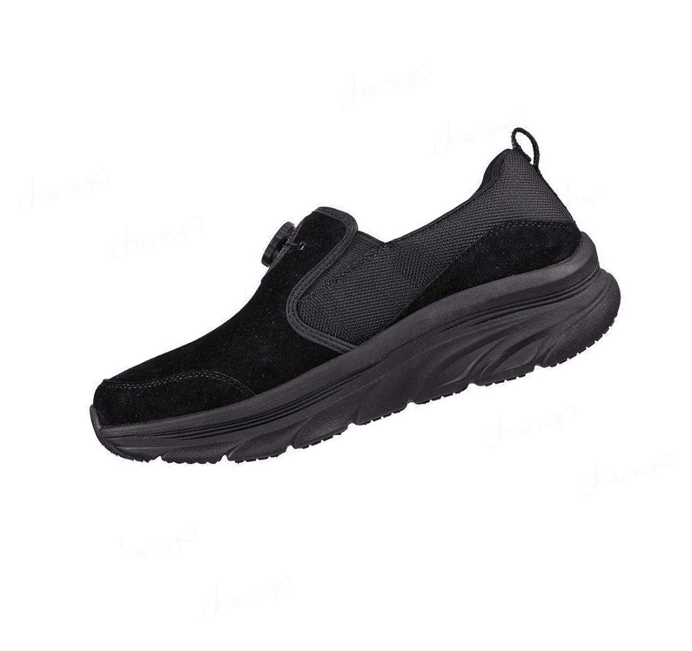 Zapatos Casuales Skechers Twist Fit: D'Lux Walker - Regate Hombre Negras | T63TE_AR