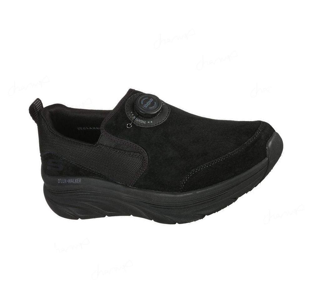 Zapatos Casuales Skechers Twist Fit: D\'Lux Walker - Regate Hombre Negras | T63TE_AR