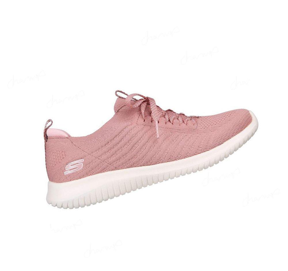 Zapatos Casuales Skechers Ultra Flex - Joyful Path Mujer Rosas Oscuro | 5TA9P_AR