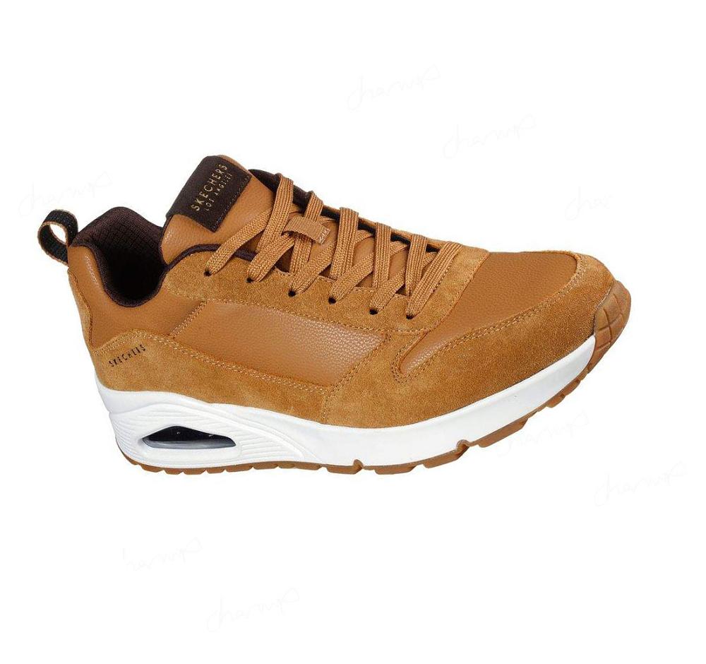 Zapatos Casuales Skechers Uno - Stacre Hombre Marrones | 52893_AR