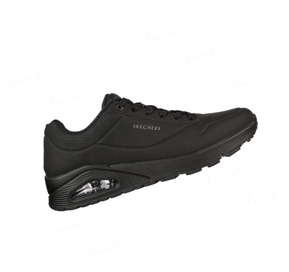 Zapatos Casuales Skechers Uno - Stand On Air Hombre Negras | A150C_AR