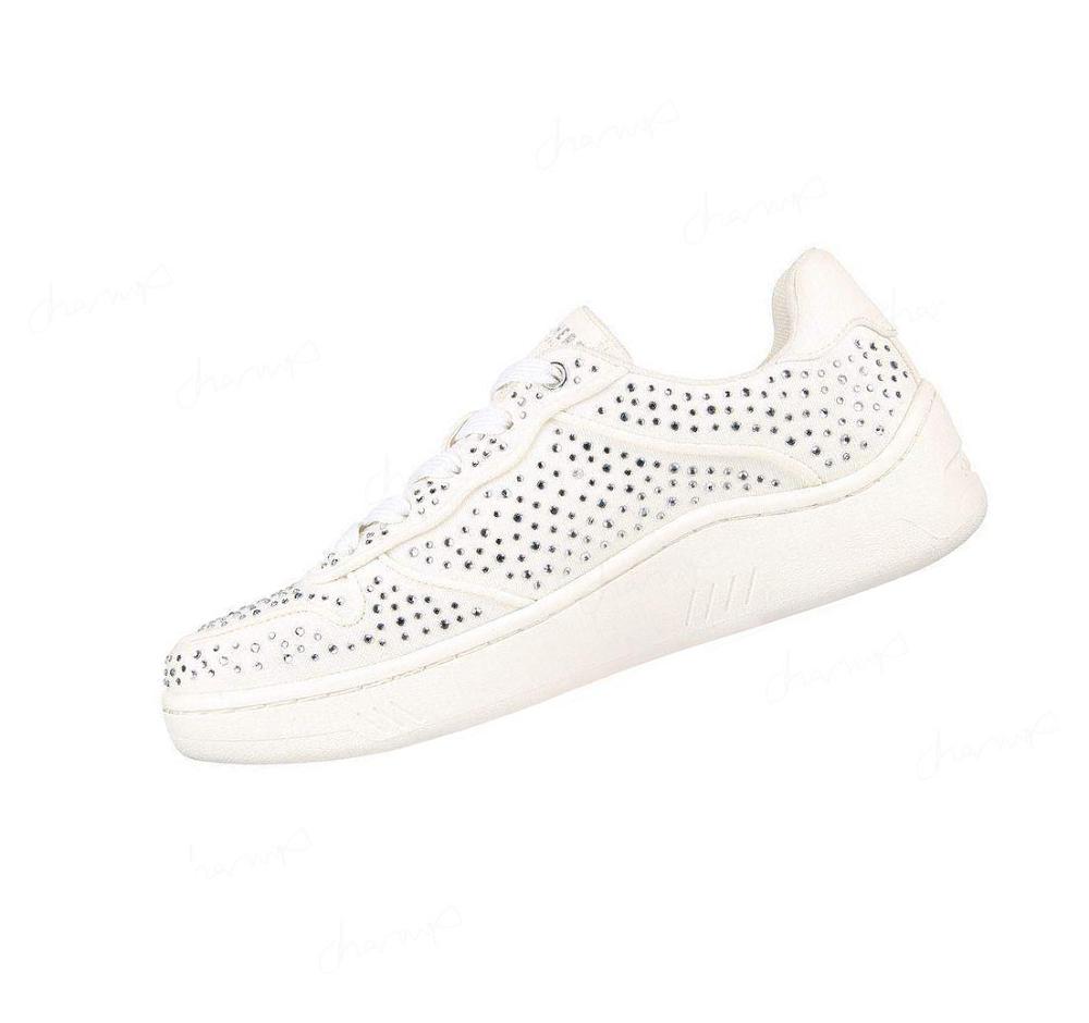 Zapatos Casuales Skechers Upbeats - Shiny Stepper Mujer Blancas Plateadas | 652AA_AR