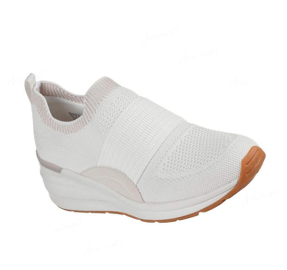 Zapatos Cuña Skechers Billion - Over the Top Mujer Blancas | 306TQ_AR