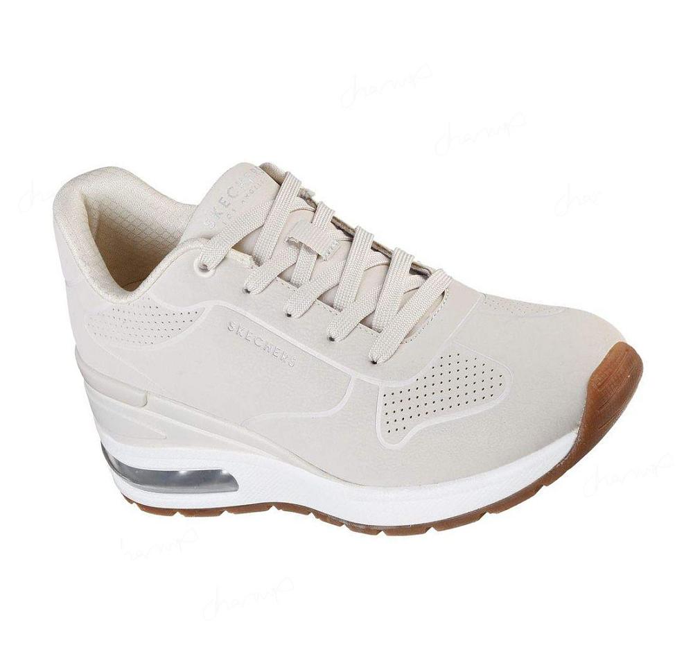 Zapatos Cuña Skechers Million Air - Lifted Mujer Blancas | 3030L_AR