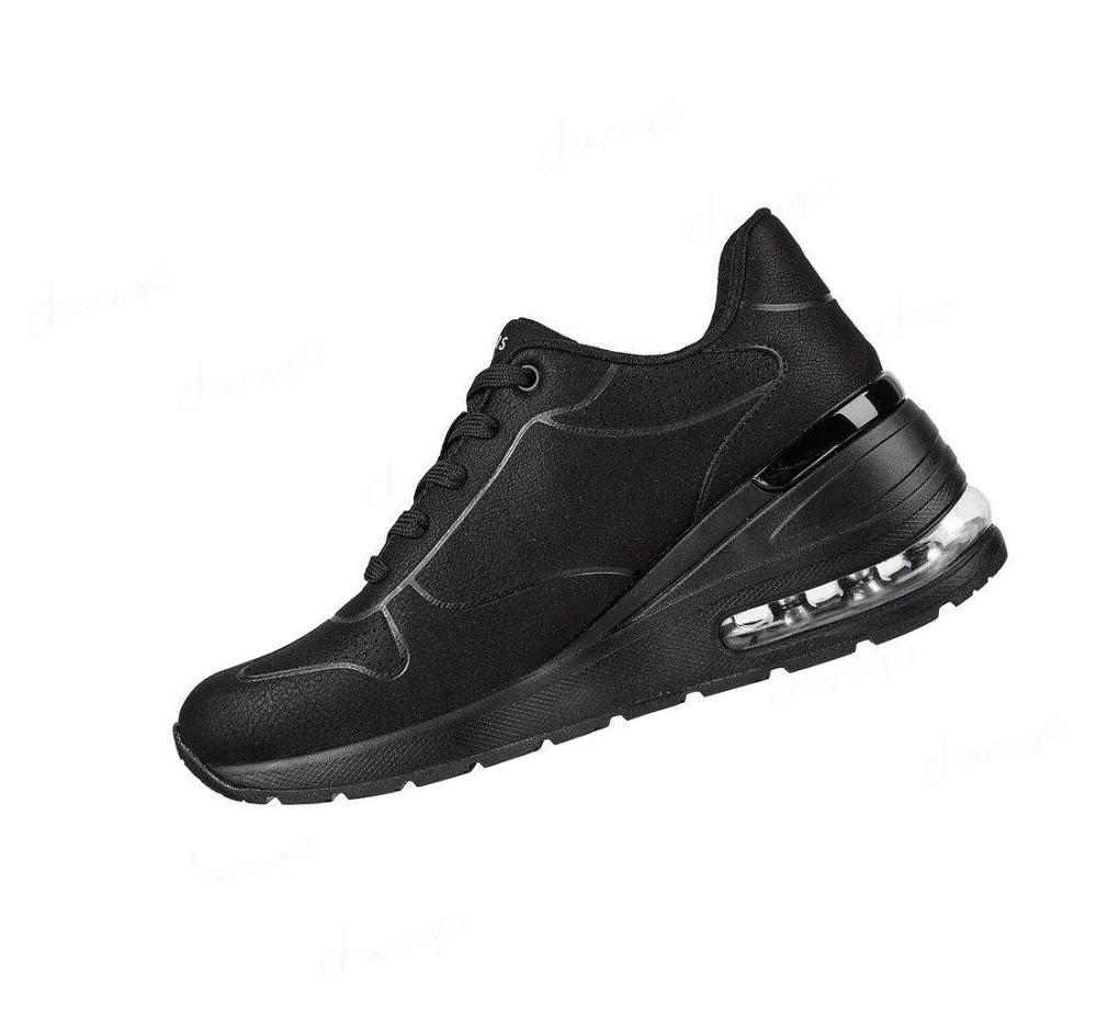 Zapatos Cuña Skechers Million Air - Lifted Mujer Negras | 3051X_AR