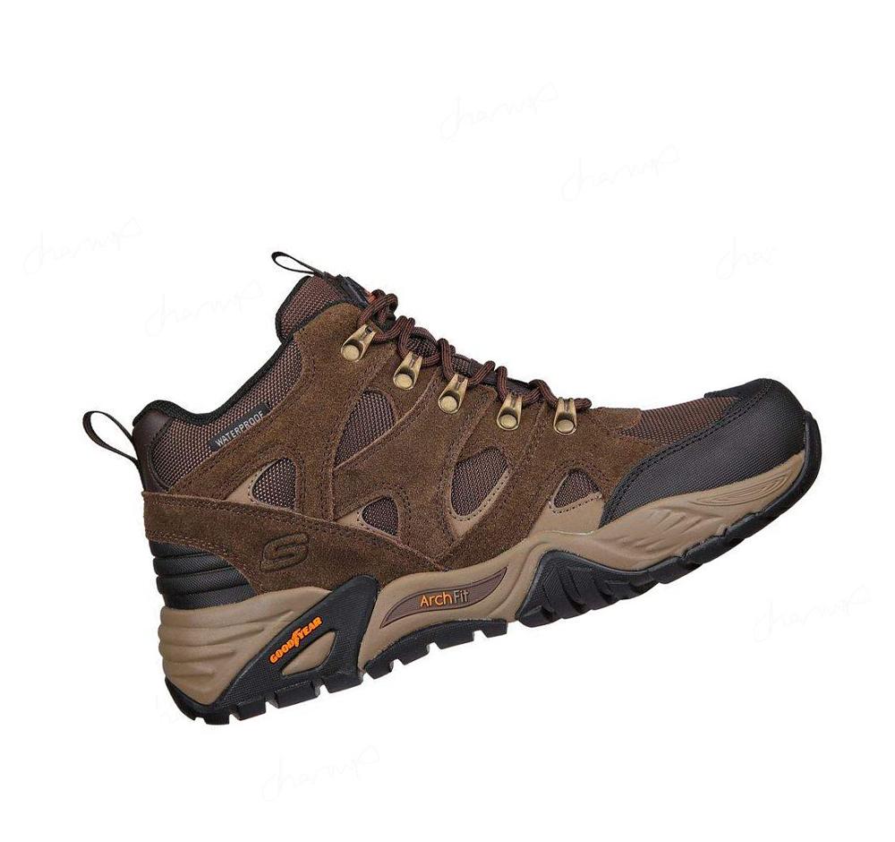 Zapatos De Senderismo Skechers Arch Fit Recon - Beyonder Hombre Chocolate | 3083B_AR