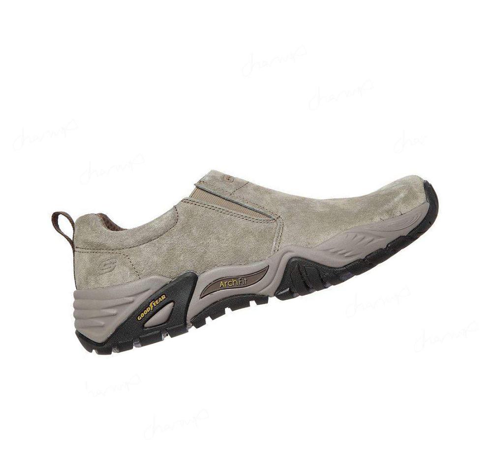 Zapatos De Senderismo Skechers Arch Fit Recon - Sandro Hombre Gris Marrones | 50838_AR