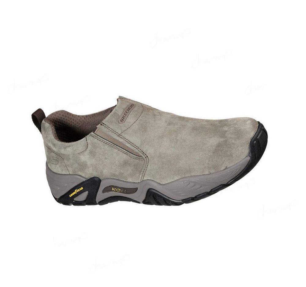 Zapatos De Senderismo Skechers Arch Fit Recon - Sandro Hombre Gris Marrones | 50838_AR